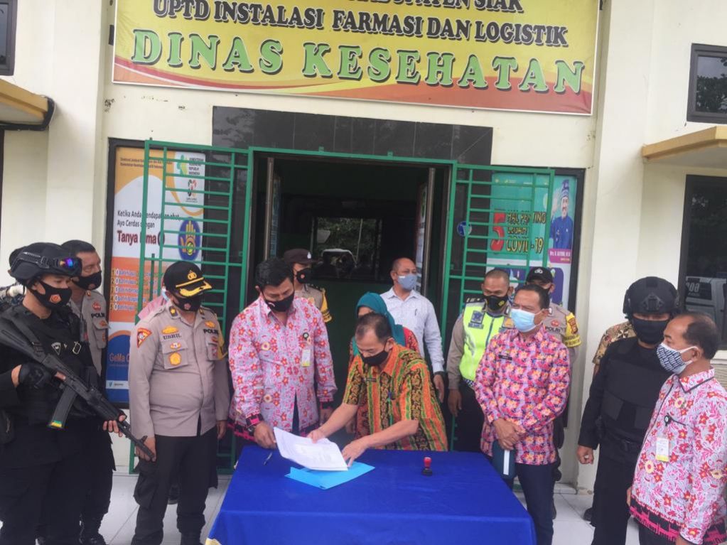 1.000 Vial Vaksin Tiba untuk Tokoh dan Nakes di Siak