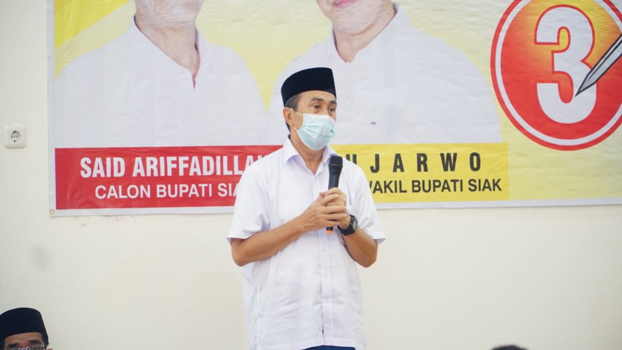 Arif dan Sujarwo Maju Pilkada Siak, Syamsuar: Kenapa Saya yang Dibantai?