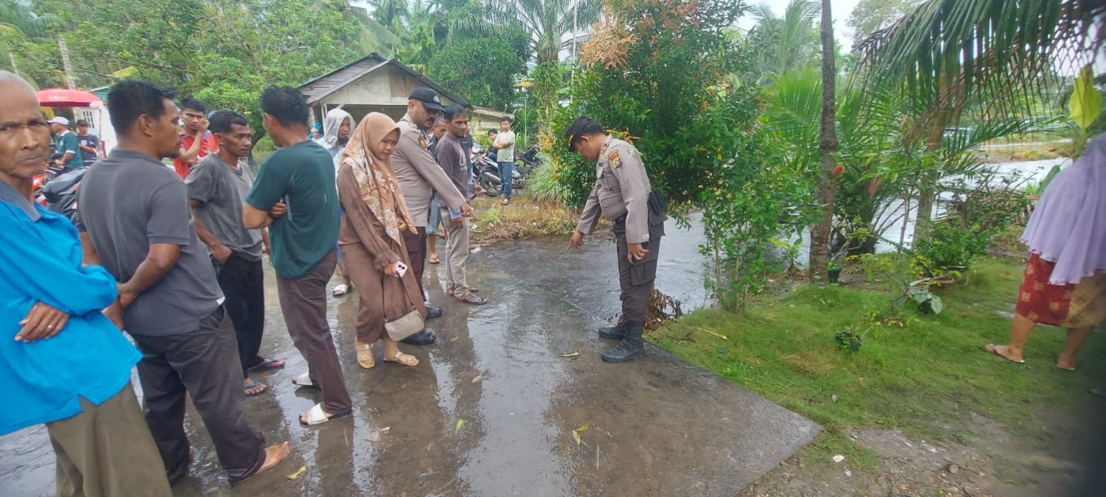 Bocah Dua Tahun Ditemukan Tak Bernyawa di Dalam Parit di Sungai Apit, Diduga Karena Terseret Arus Air