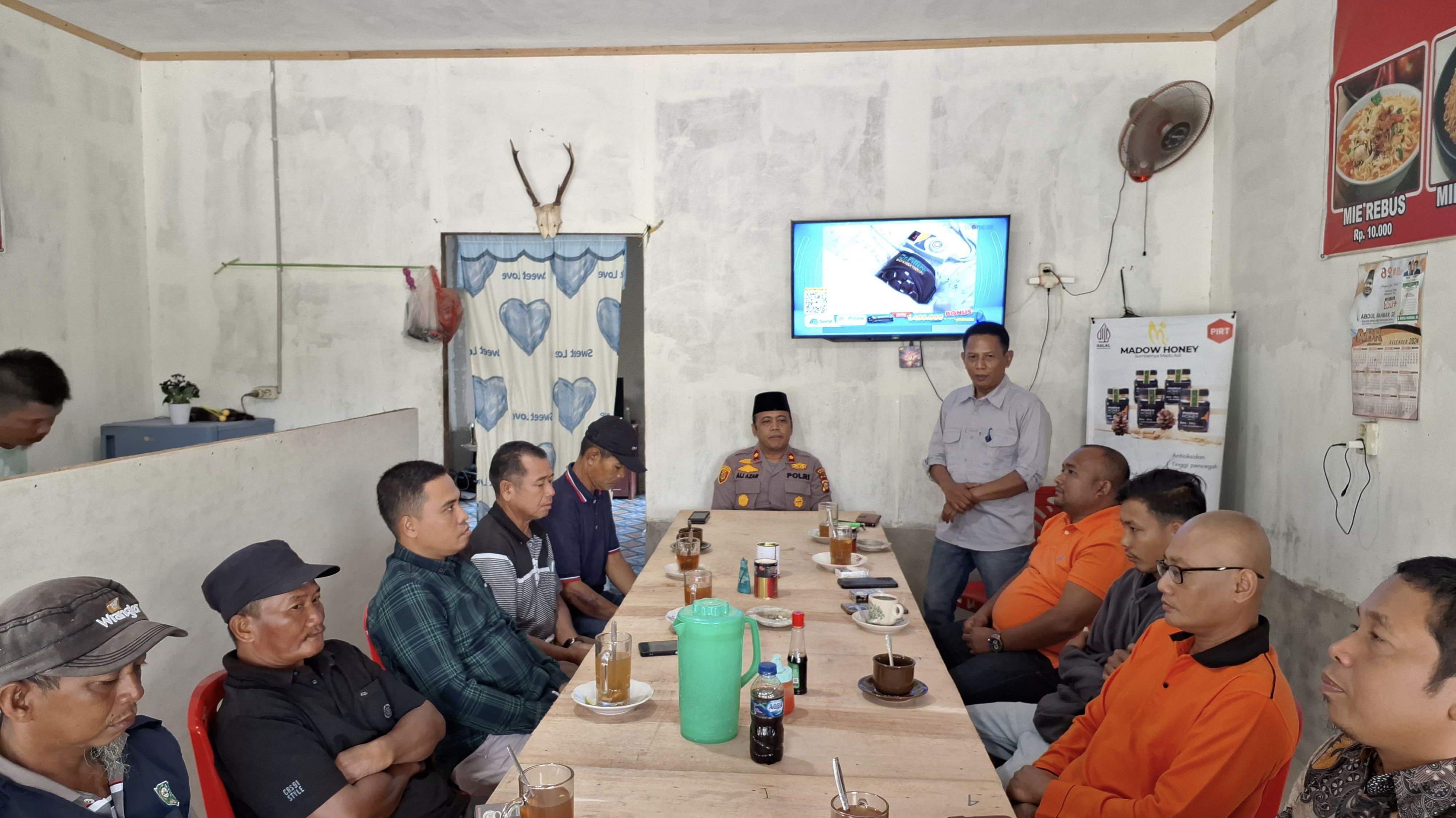 Cooling System, Kapolsek Siak Ali Azar Edukasi Warga Soal Kamtibmas