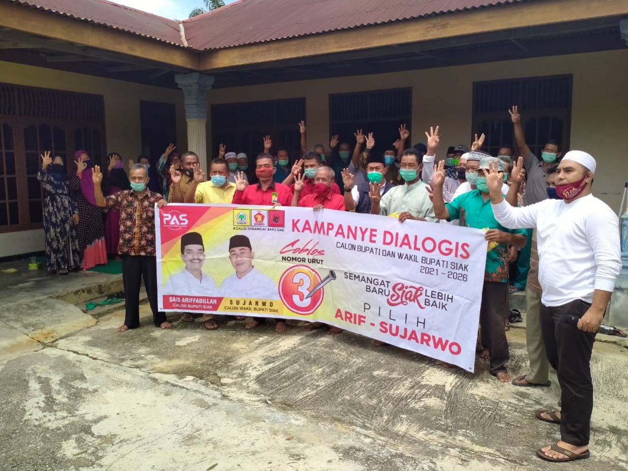 Dinilai Tulus Membangun Siak, Relawan SAJO Yakin Arif-Jarwo Menang