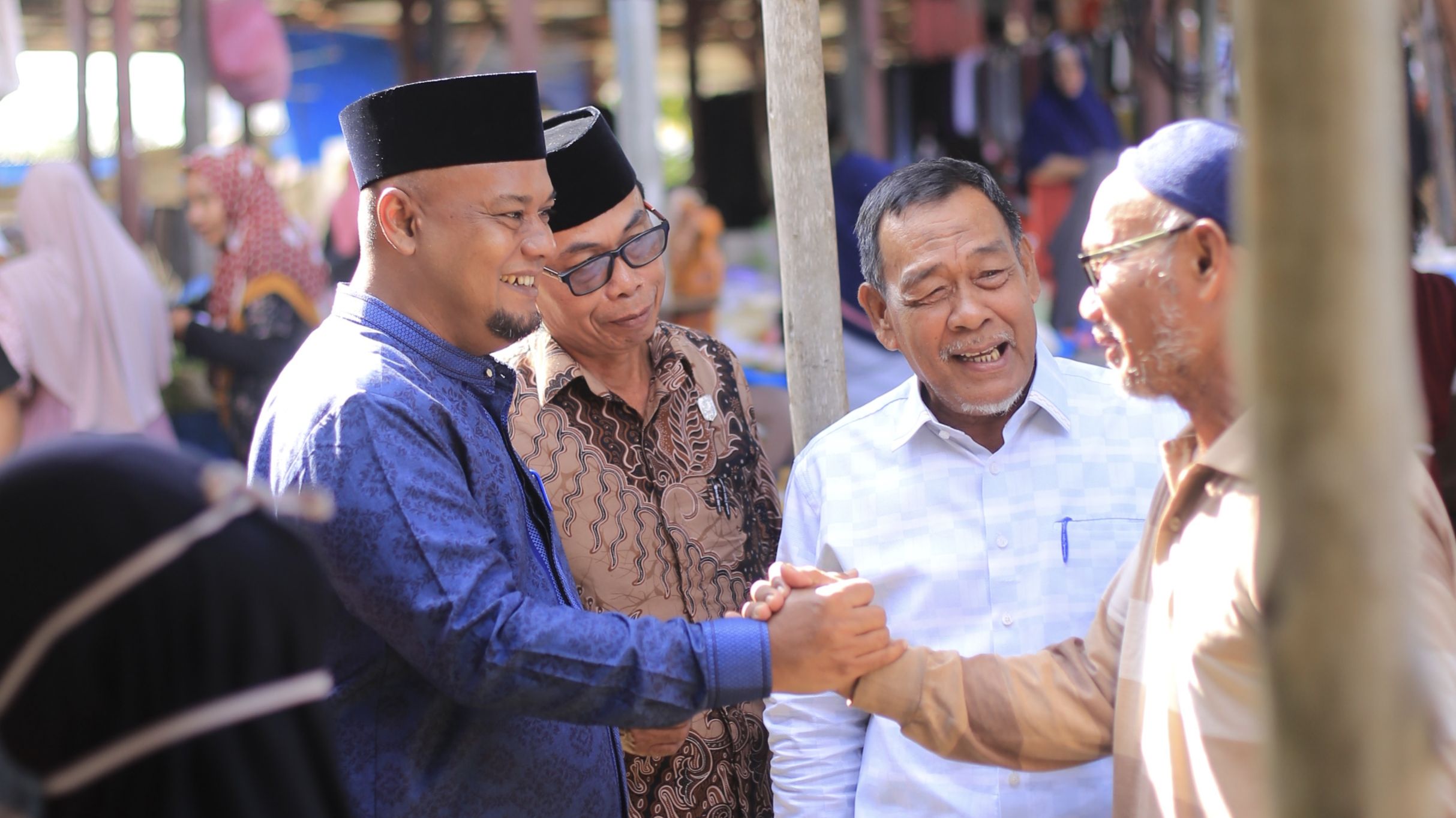 Hari ke Tiga Kampanye, Cawabup Syamsurizal Serap Aspirasi Pedagang di Gasib