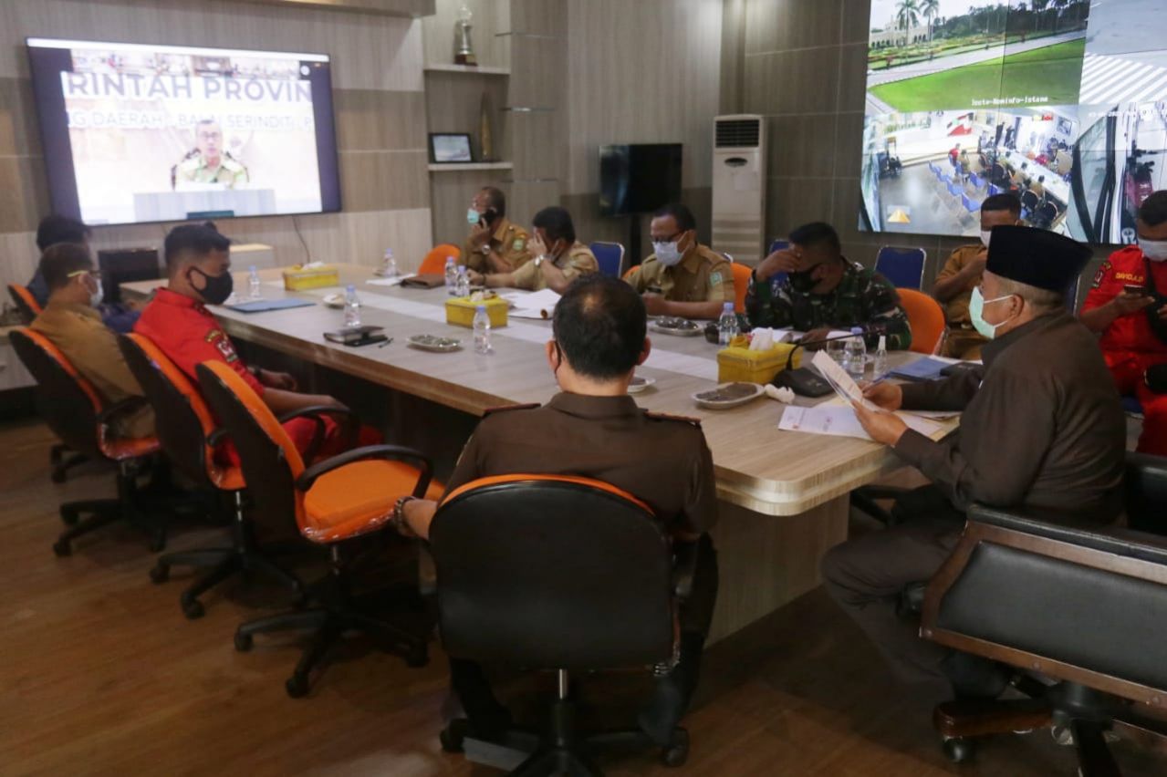 Ikuti Rakor pendendalian Karhutla di Provinsi Riau, Ini Kata Alfedri