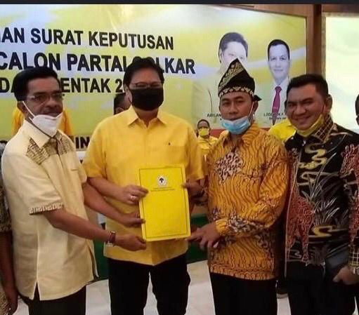 Kantongi SK dari DPP Golkar, Arif - Sujarwo Optimis Menang