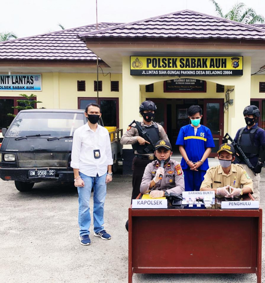 Nyambi Jual Sabu, Pedagang Ikan di Siak Diringkus Polisi