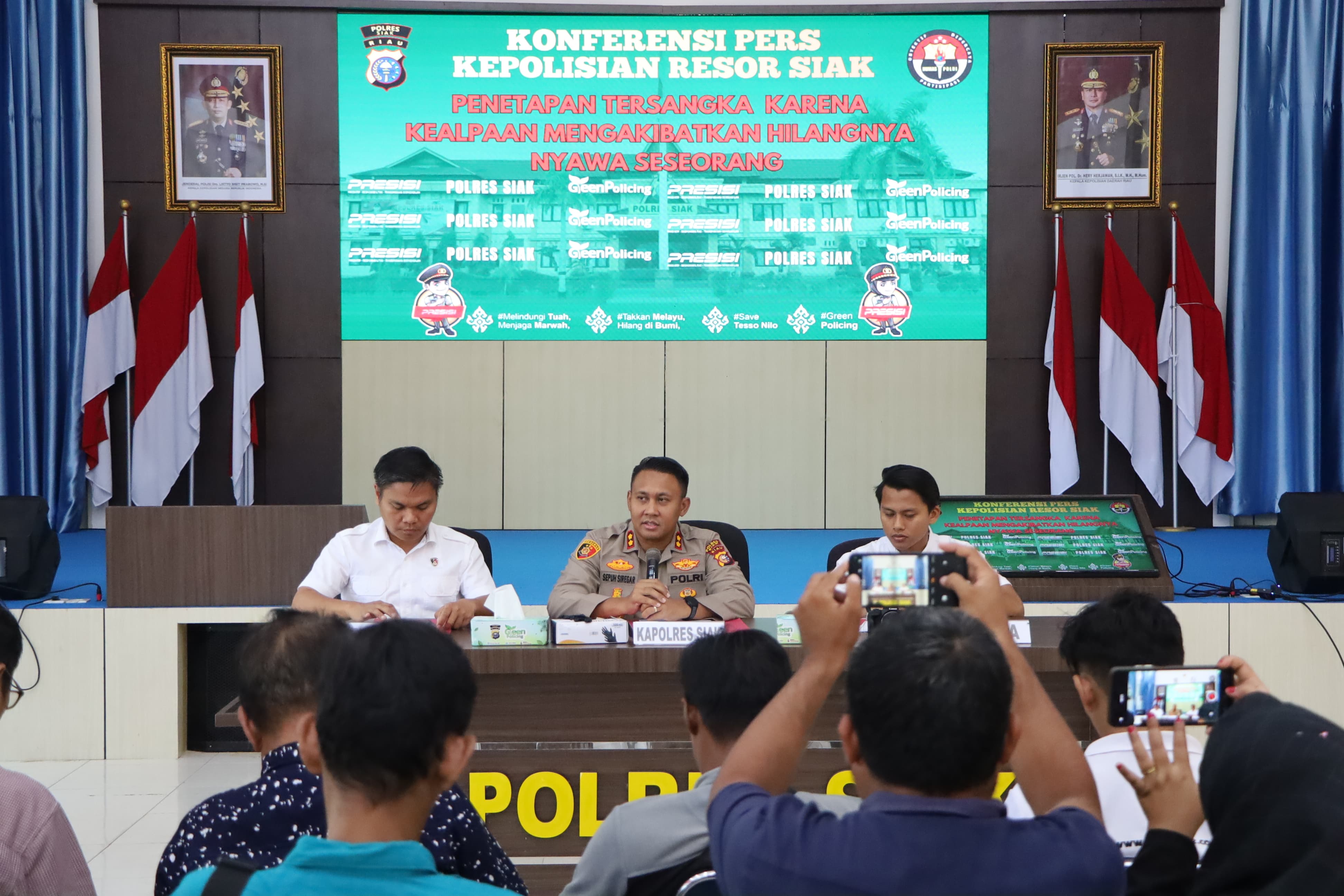 Polres Siak Tetapkan Satu Guru jadi TSK Terkait Meninggalnya Siswa di SMP Islamic Center