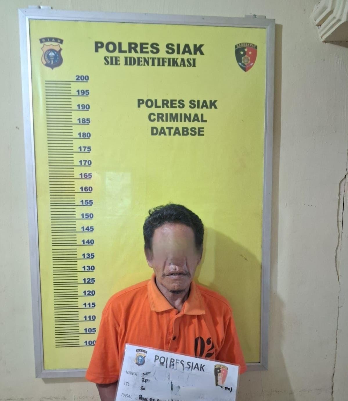 Pria Paruh Baya di Siak Cabuli Empat Bocah di Bawah Umur 