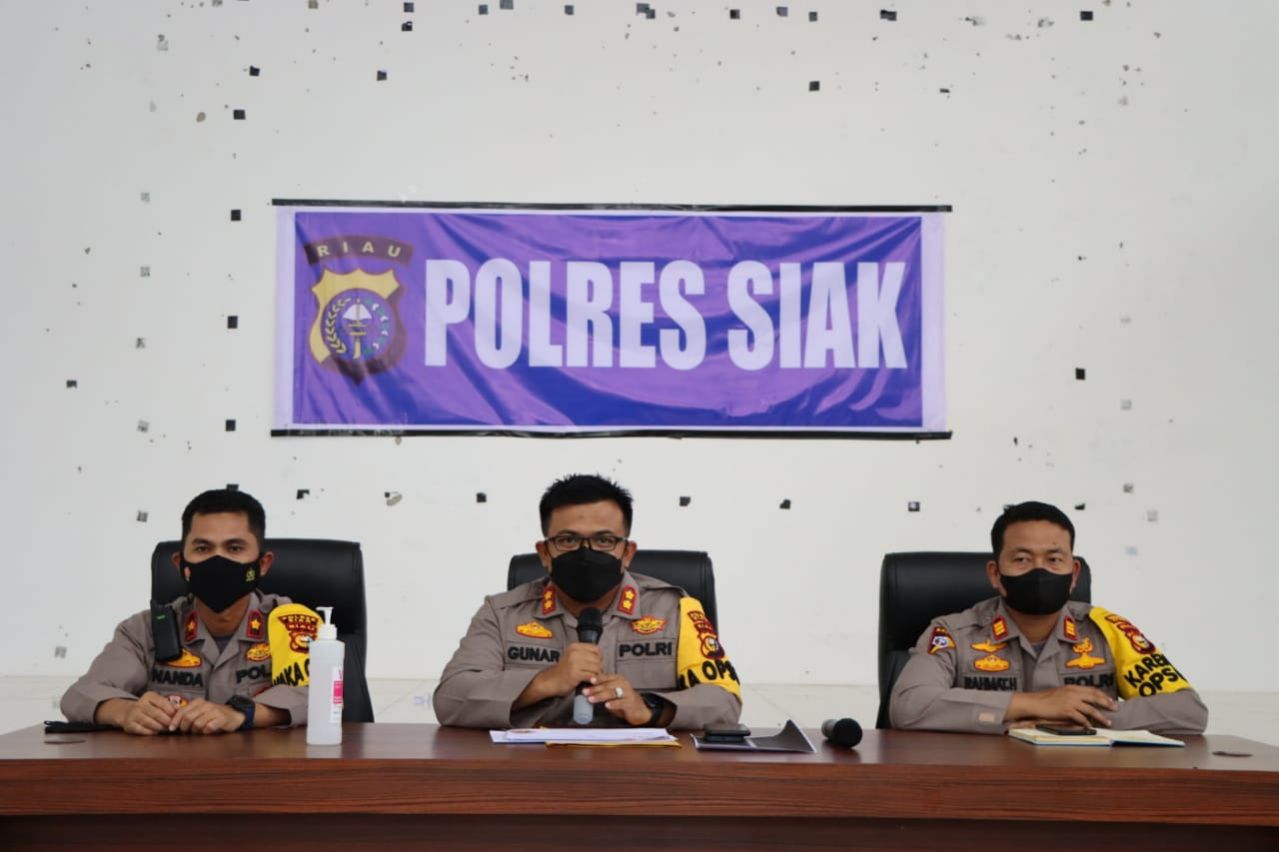 Tahun 2021 Jumlah Kejahatan di Siak Menurun Lakalantas Meningkat