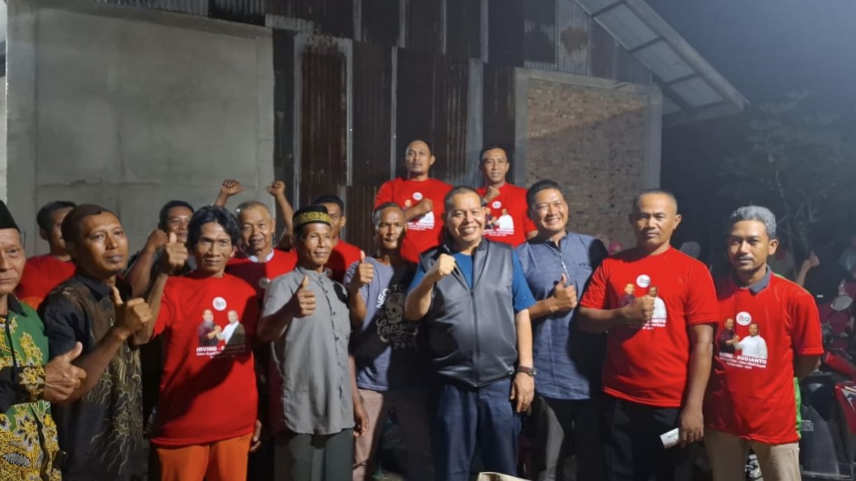 Targetkan Menang, Paslon Irving-Sugianto Sapa Warga Mempura