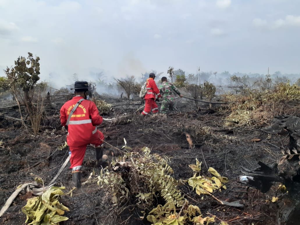 Tim Kesulitan Air untuk Memadamkan Api
