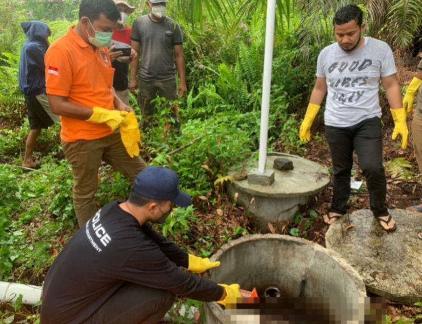 Warga Bengkalis Geger, Jasad Perempuan Ditemukan di Septic Tank